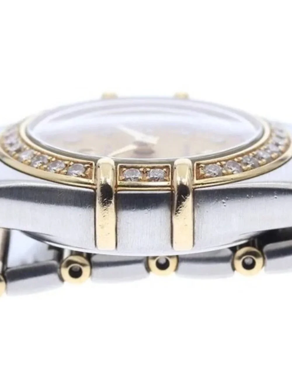 OMEGA Constellation 1267.15 Diamond bezel gold Dial Quartz Ladies Watch_968798